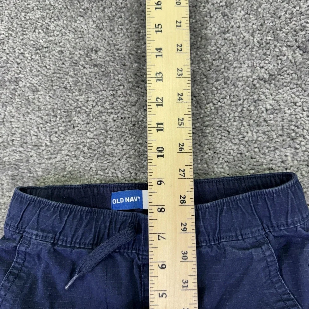 Old Navy Pants Boys M 8 Blue Straight Built-In Flex Elastic Waist Chino Casual
